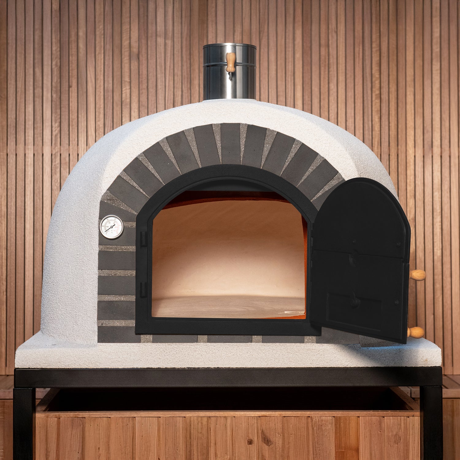 Sovoro Stella - White with Black Brick Arch